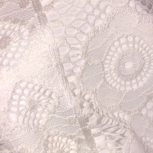 White floral dress- Aeropostale. Like new